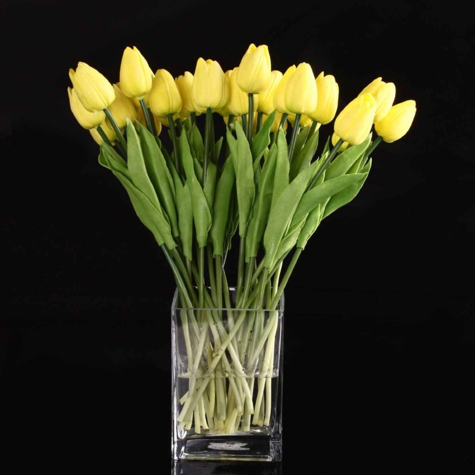 Искусственные тюльпаны для интерьера (64 фото)