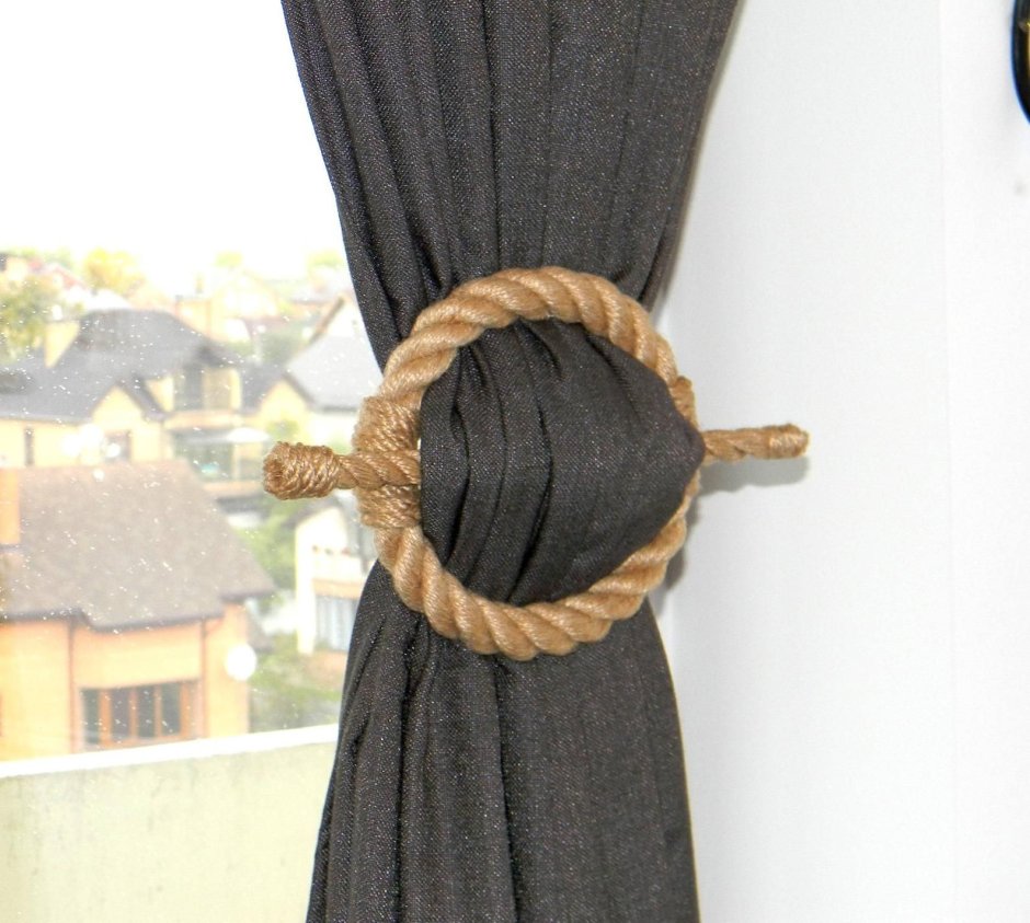 Подвязки для штор из джута
