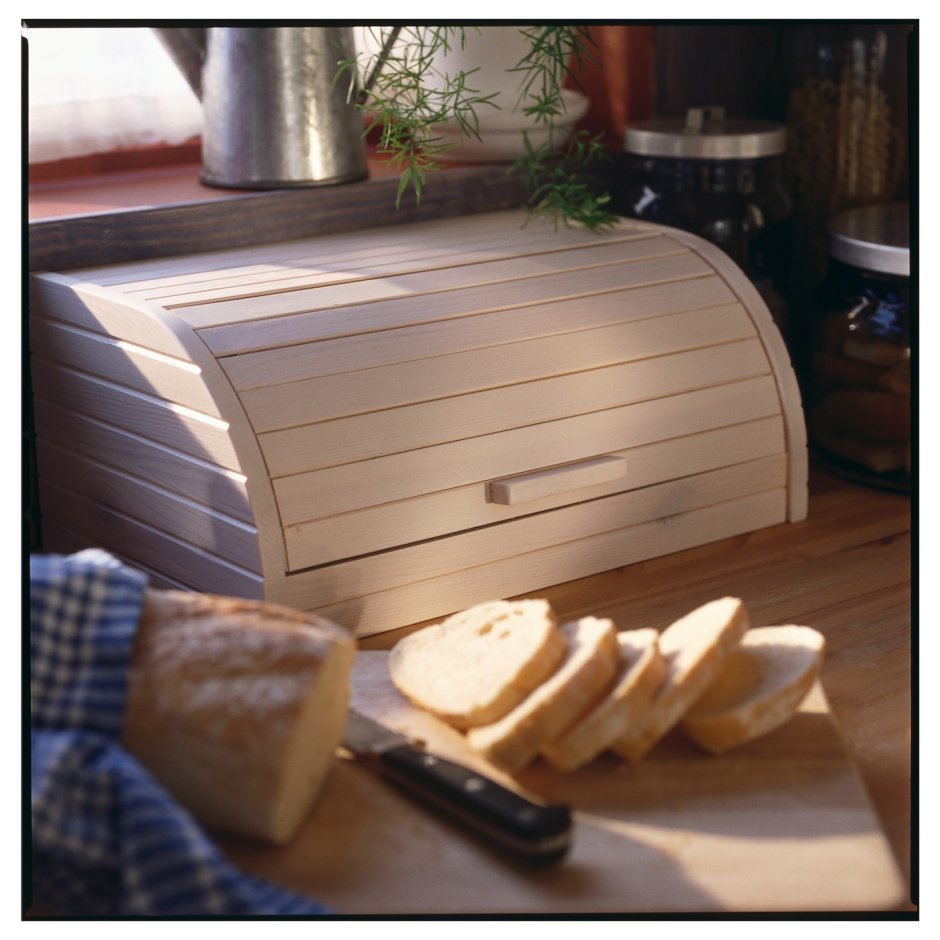 Декор деревянной хлебницы