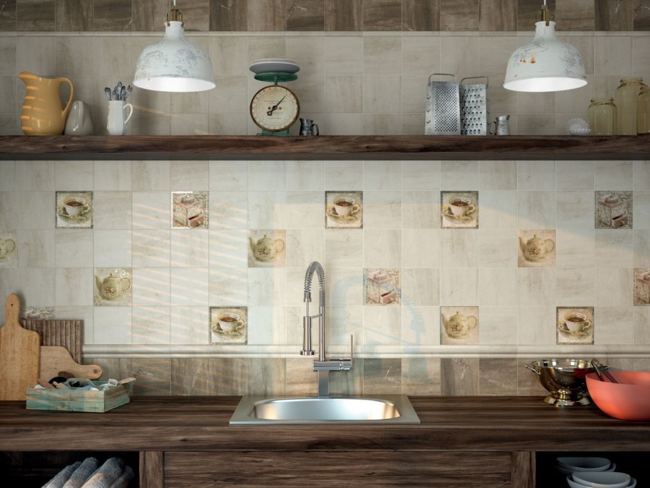 Керама марацци пикарди в интерьере кухни (56 фото)