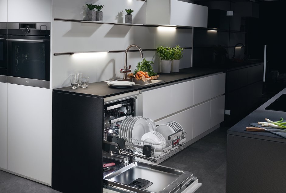 Bosch посудомоечная машина на кухне