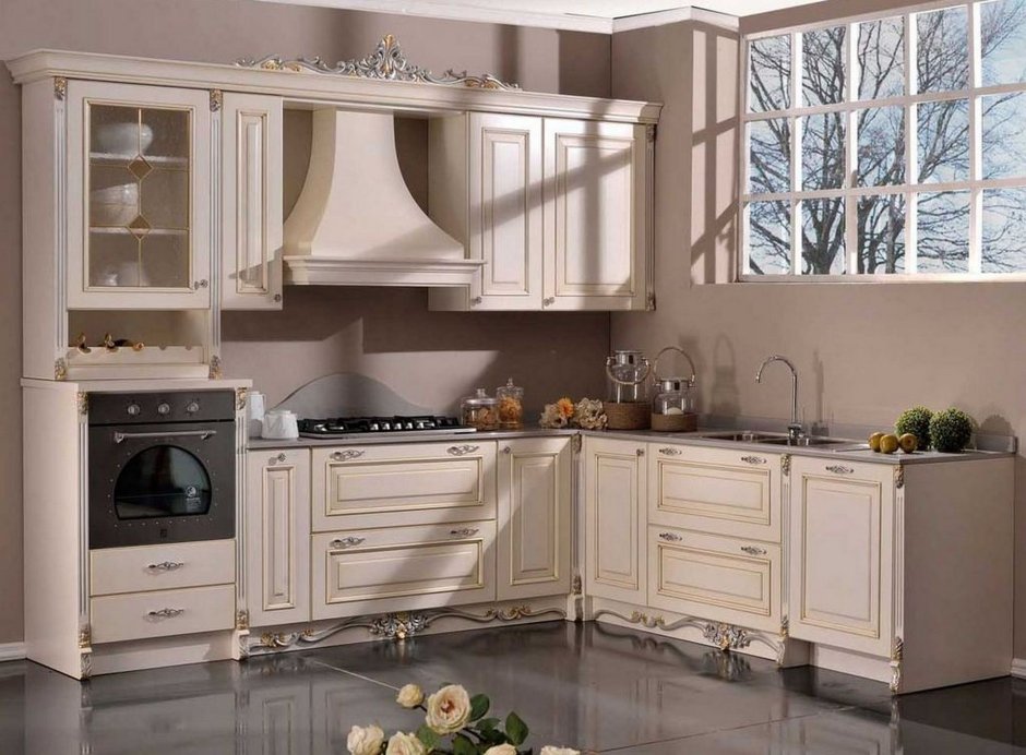 Кухня arredo3 Вирджиния в орехе