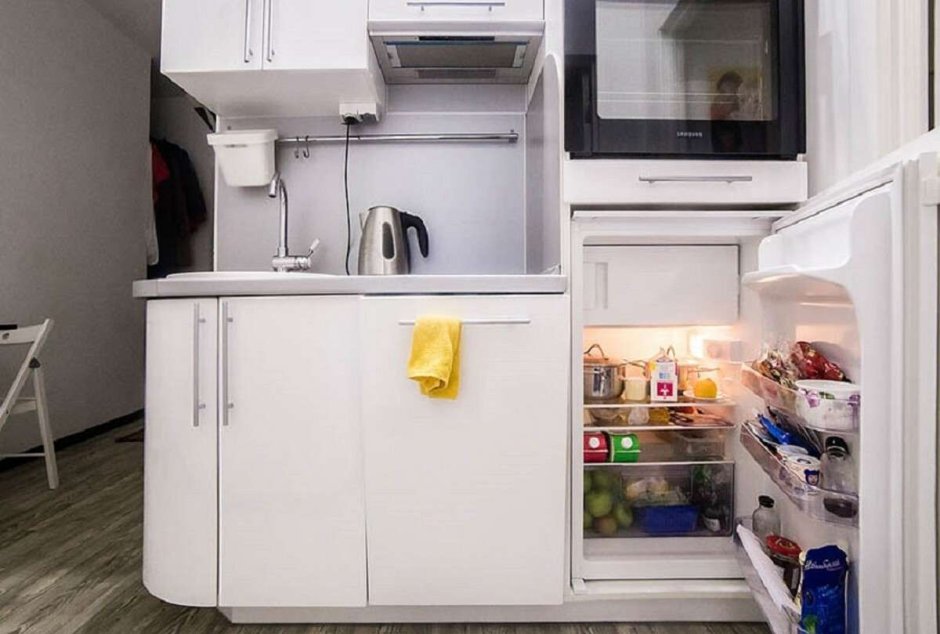 Холодильник Euna Retro Mini Fridge