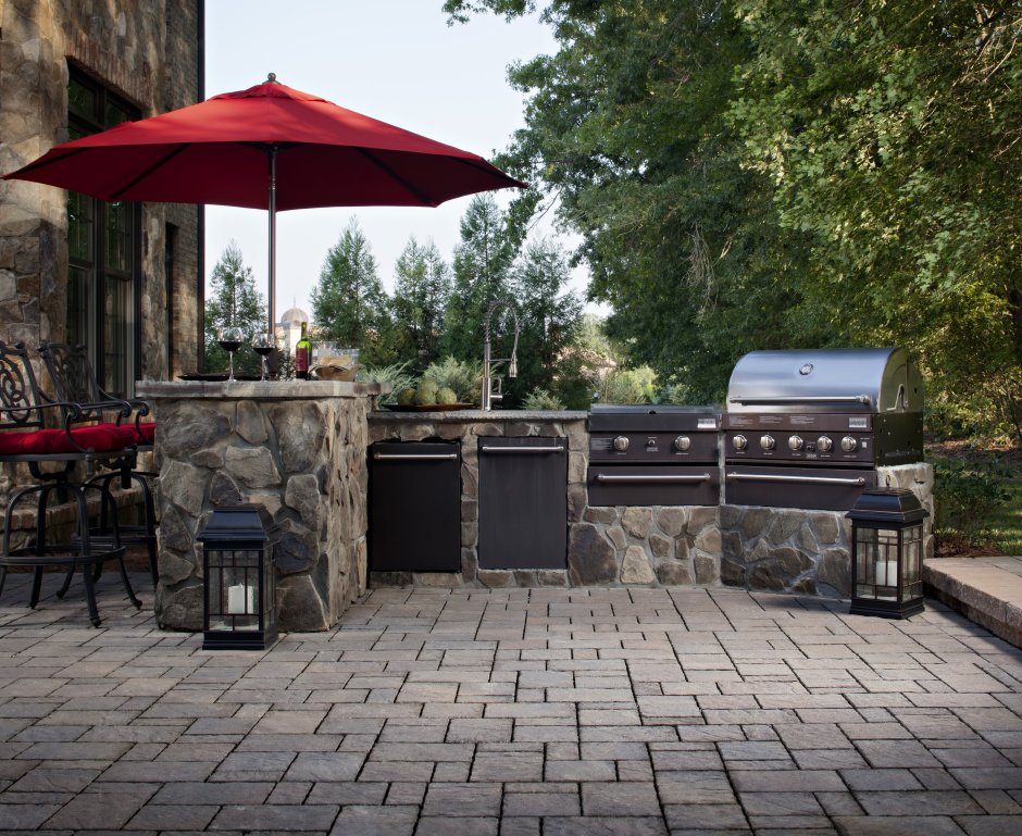 BBQ во дворе