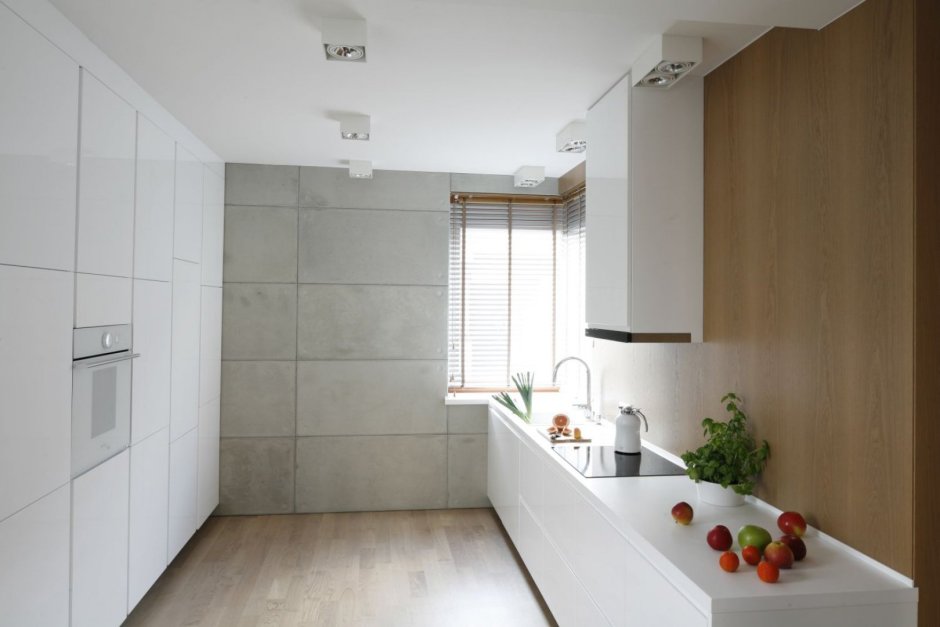 Кухня без верхних шкафов минимализм (58 фото)