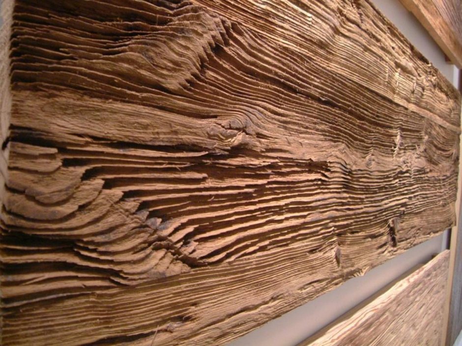 Отделка стен деревянными досками