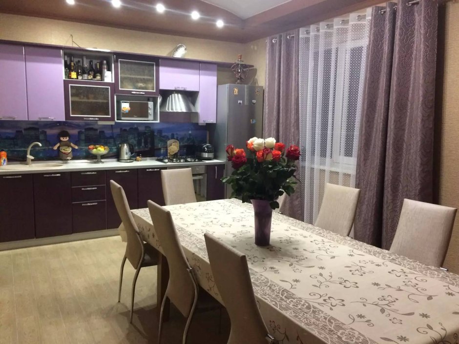 Шторы на кухню в стиле арт деко