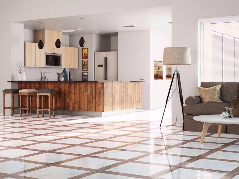 Керамогранит Cerpa Ceramica Estatuario Gold nogal rectificado 58,5x58,5