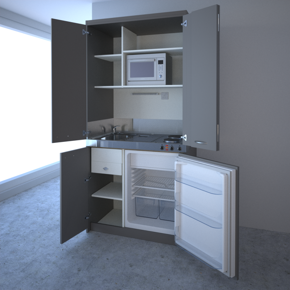 Мини-кухня ринг км 970 СЛВ (светлый дуб)