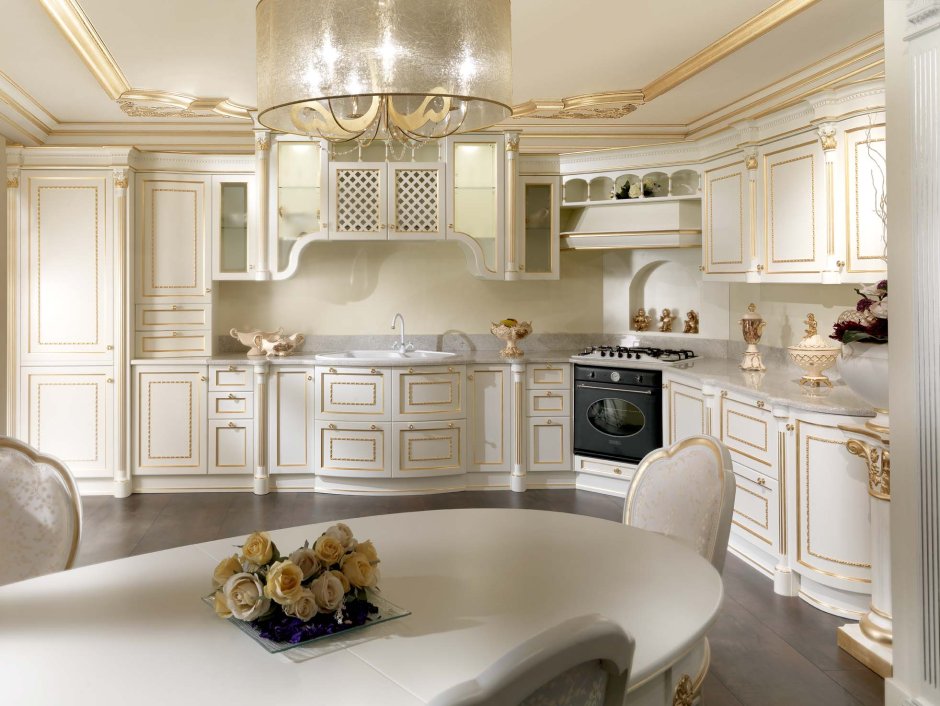 Кухонные гарнитуры в классическом стиле