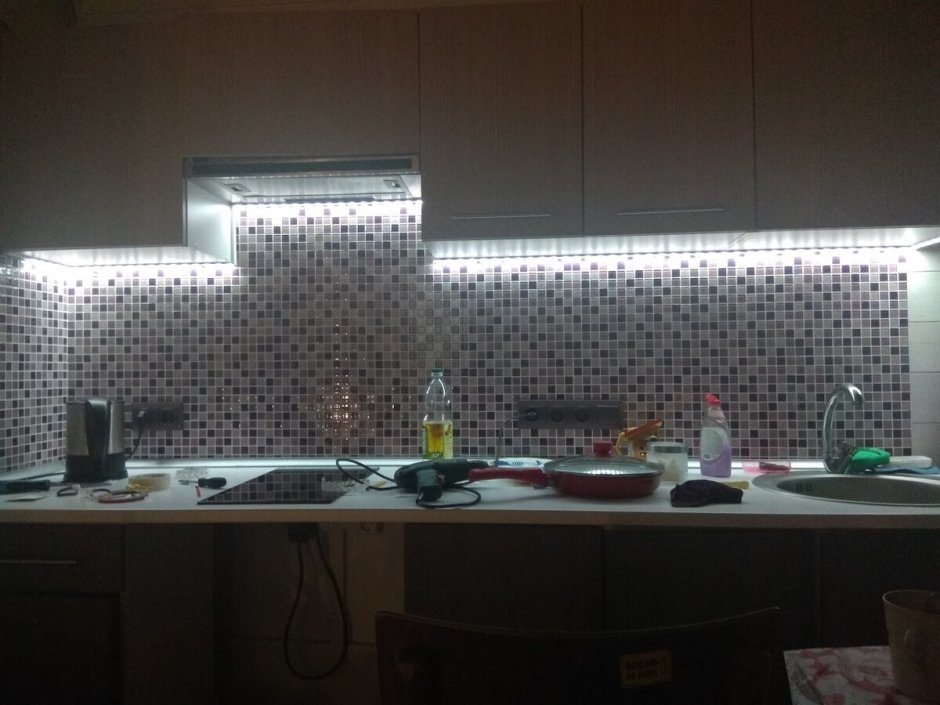 Светодиодная лента на кухню