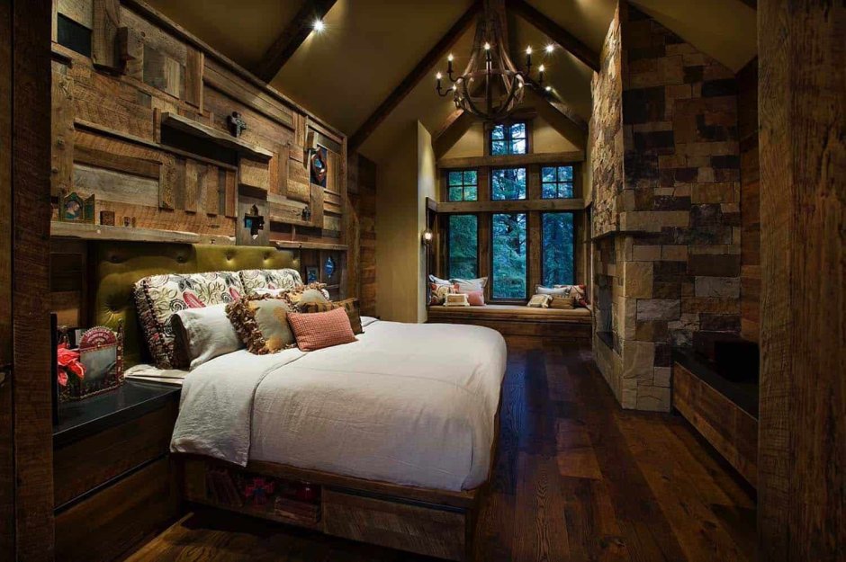 Комната в стиле лес