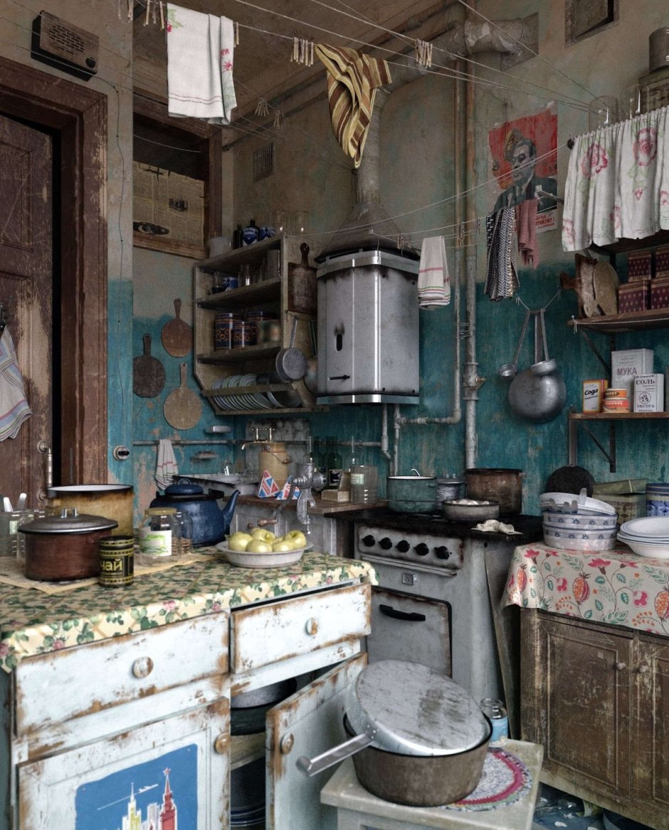 Кухня в коммунальной квартире