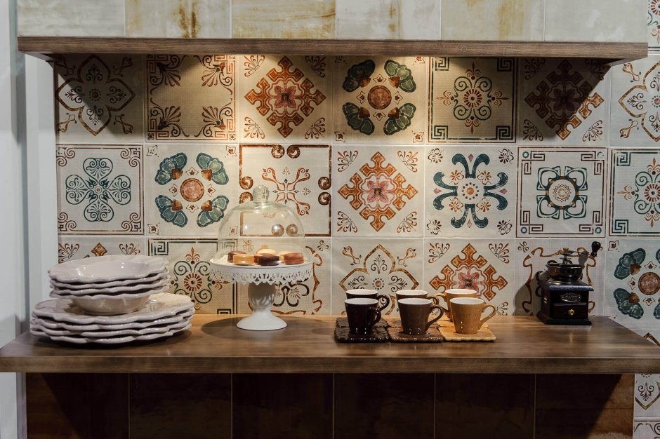 Плитка Backsplash Арабеск