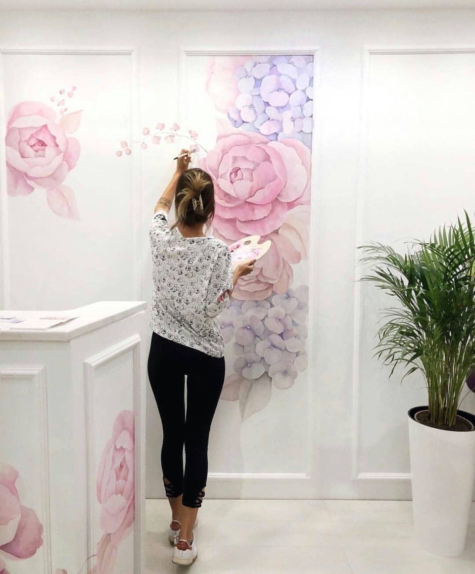 Татьяна Боня рисунки на стенах