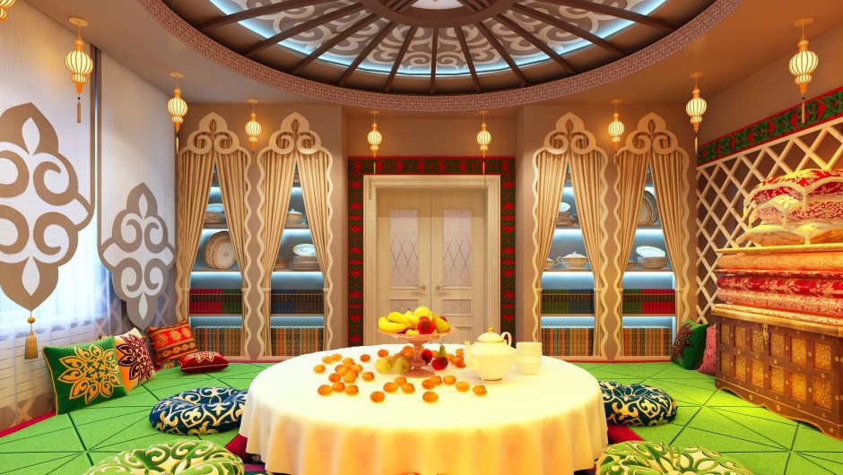 Казахская юрта Муканов