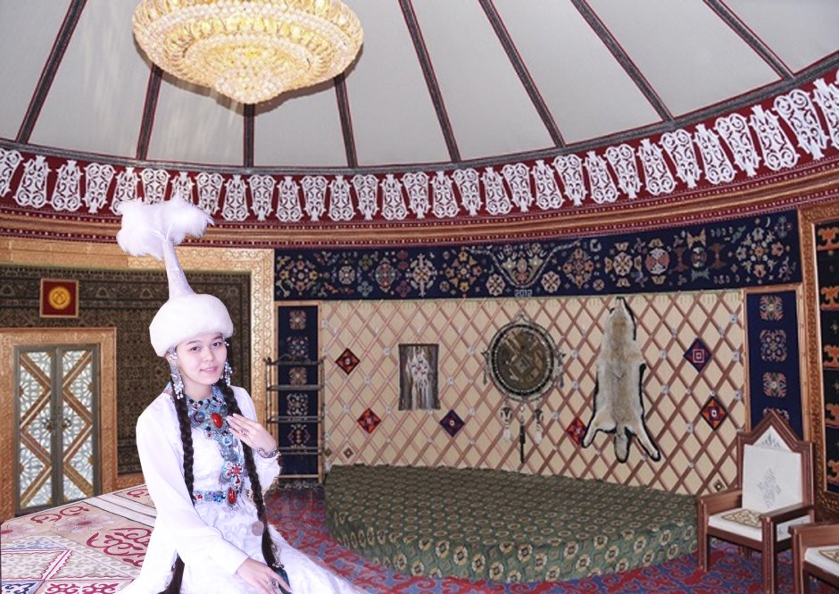 Фотосессия в казахской Юрте