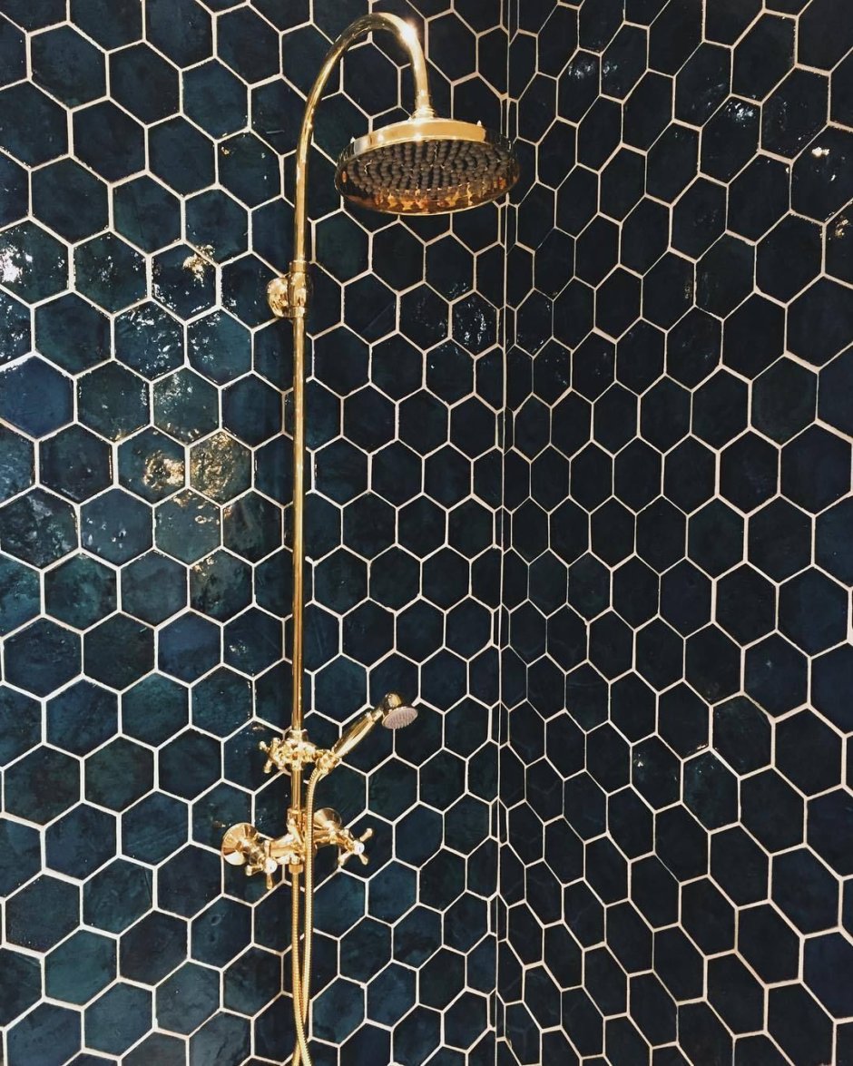 Мозаика соты для ванной