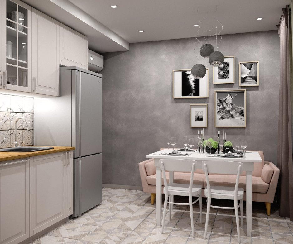 Кухня графит серый матовый 2021