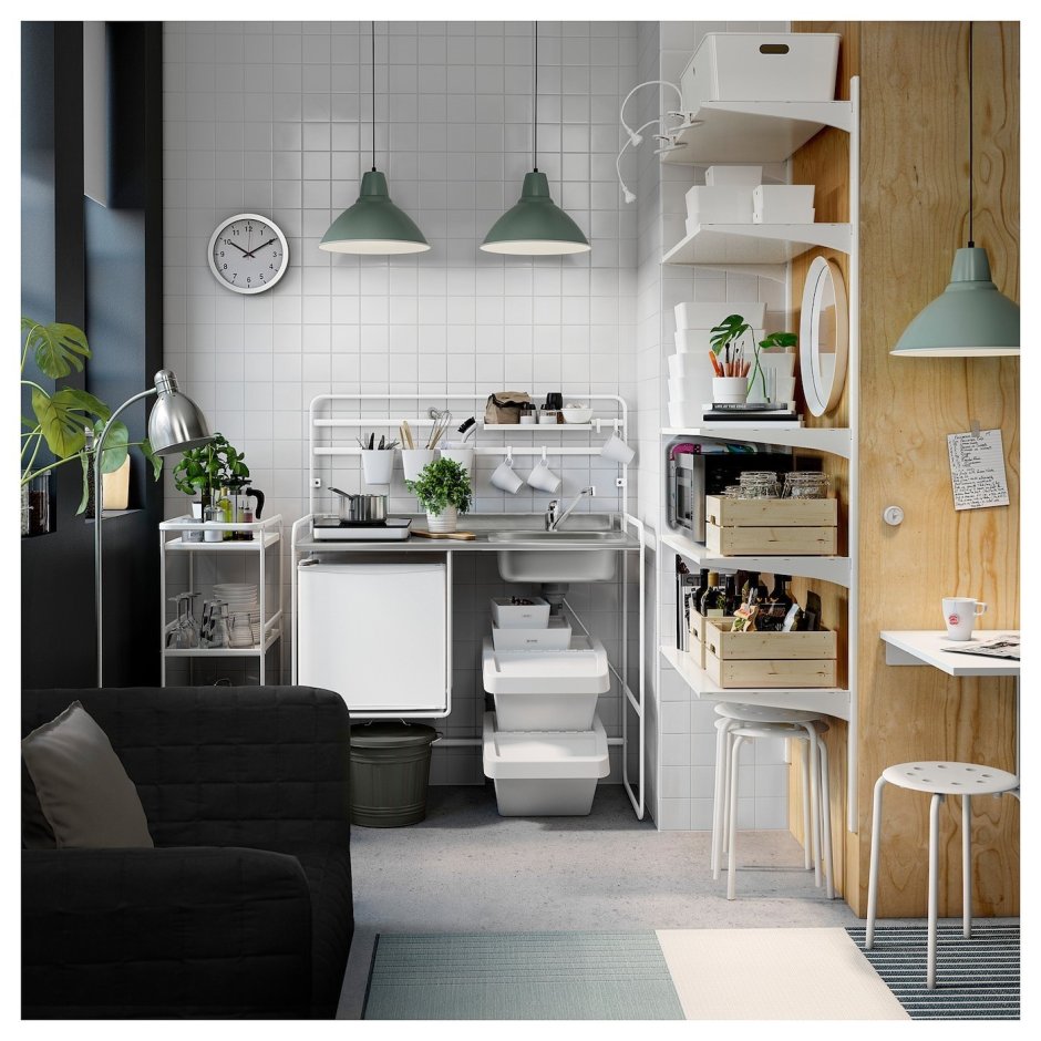 Мини кухня ikea Sunnersta