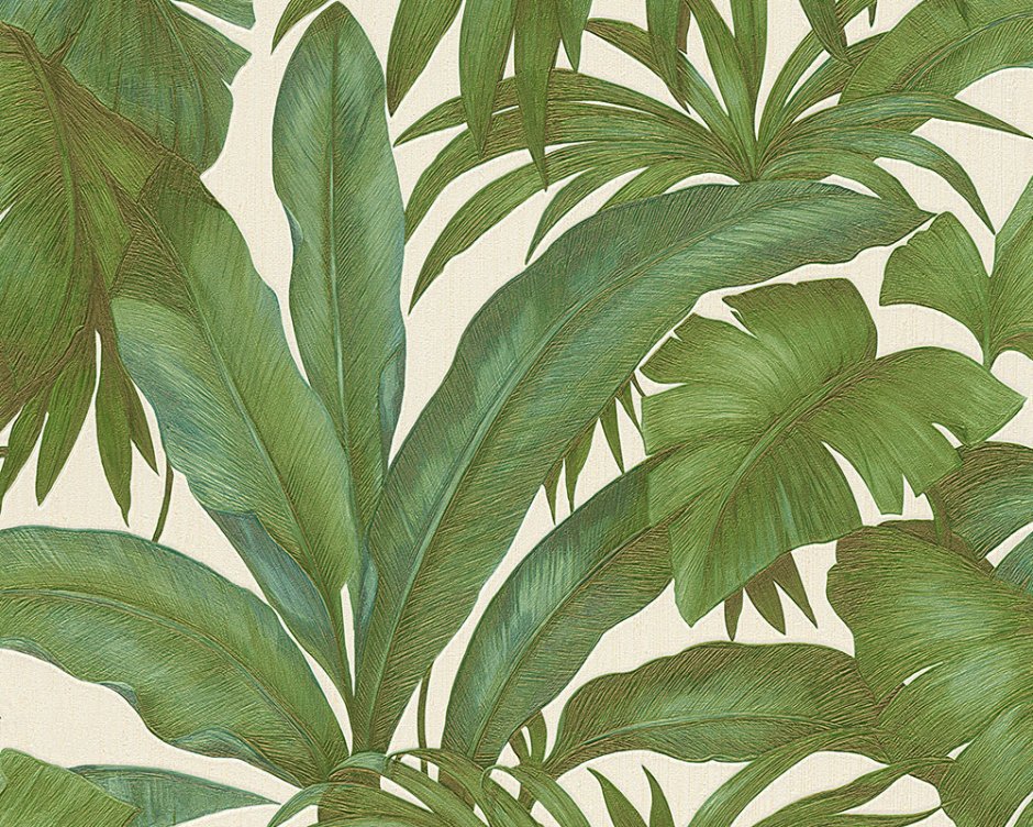 Фреска пальмовые листья
