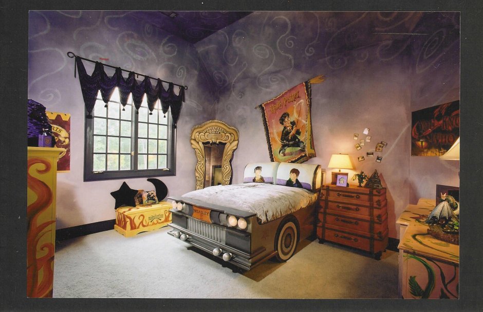 Музей Гарри Поттера в Лондоне спальня Гриффиндора