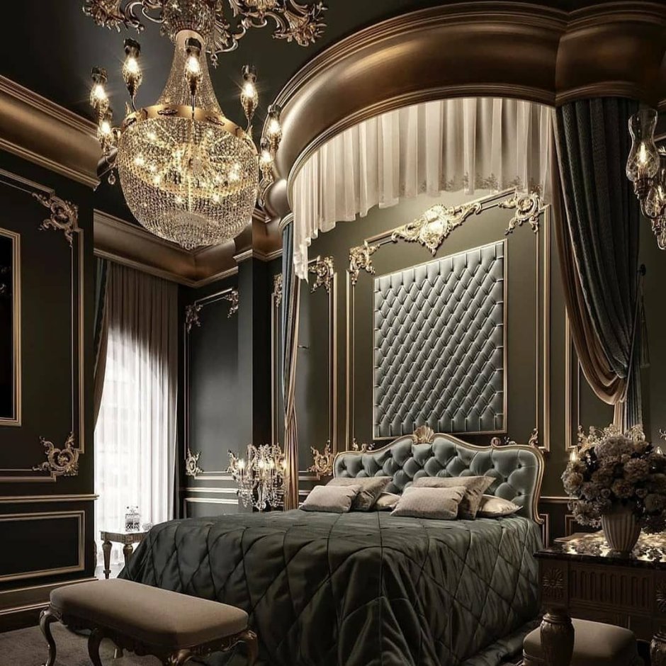 Красивая богатая комната
