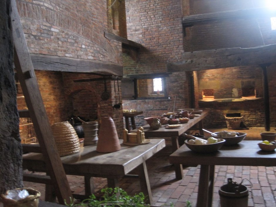 Кухня в средневековом замке