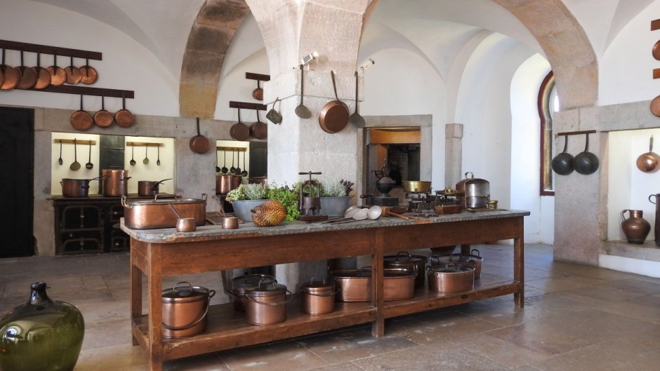 Кухня в замке в древности
