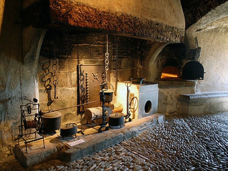 Кухня в средневековом замке