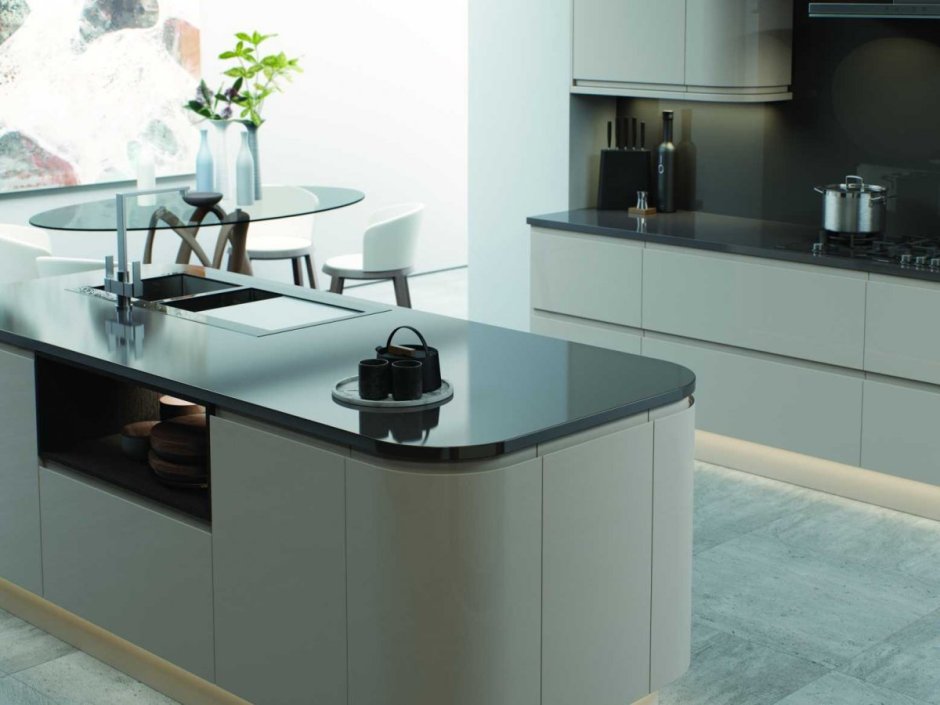 Кухня Castagna cucine deco с островом
