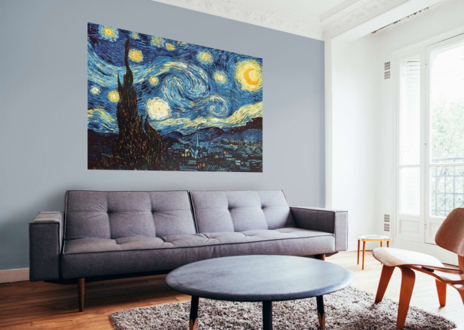 Звёздная ночь Ван Гога в интерьере