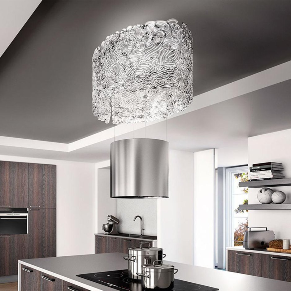 Вытяжка островная Hansa OWP 9341 Oh Silver