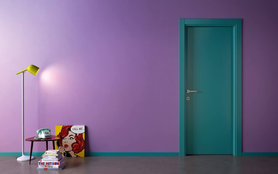 Межкомнатные двери в цвет стен