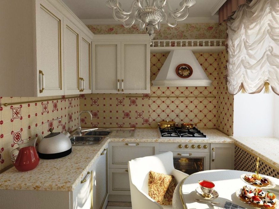 Плитка на кухне в хрущевке