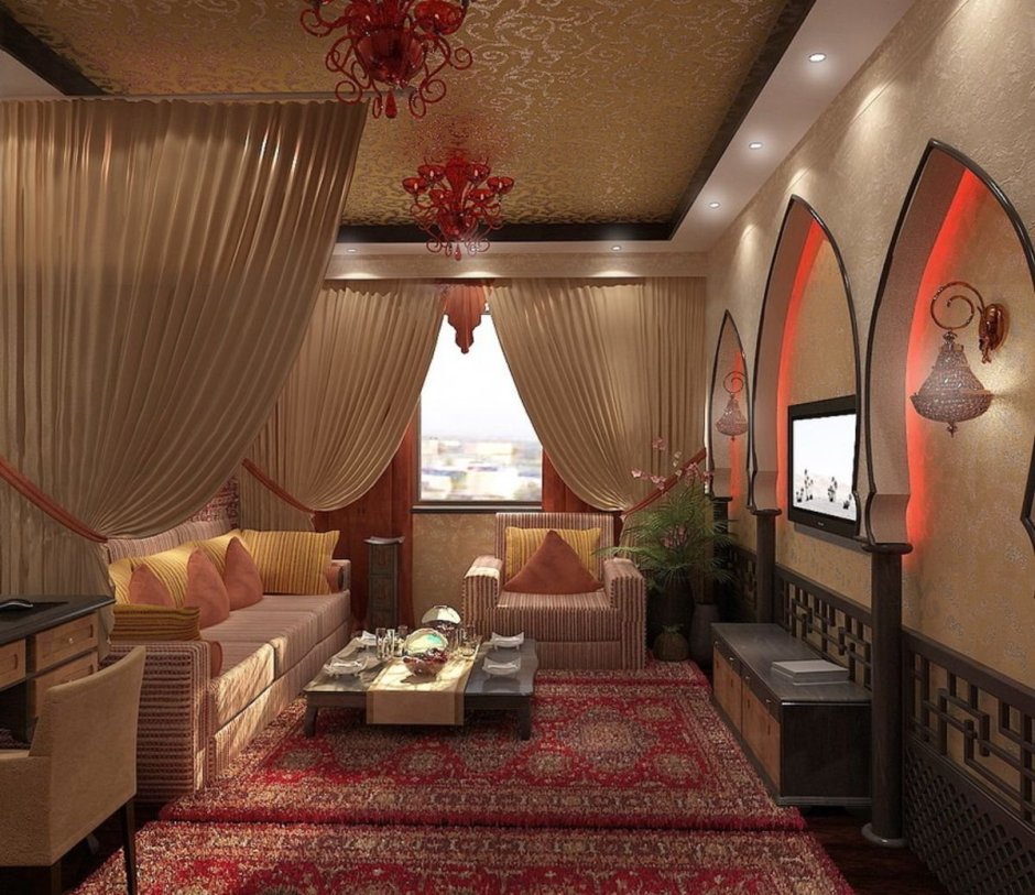 Марокко арабский стиль спальня