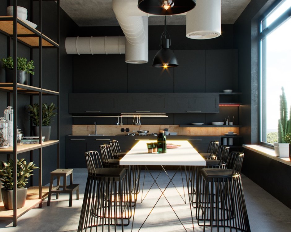 Декор обеденного стола в гостиной