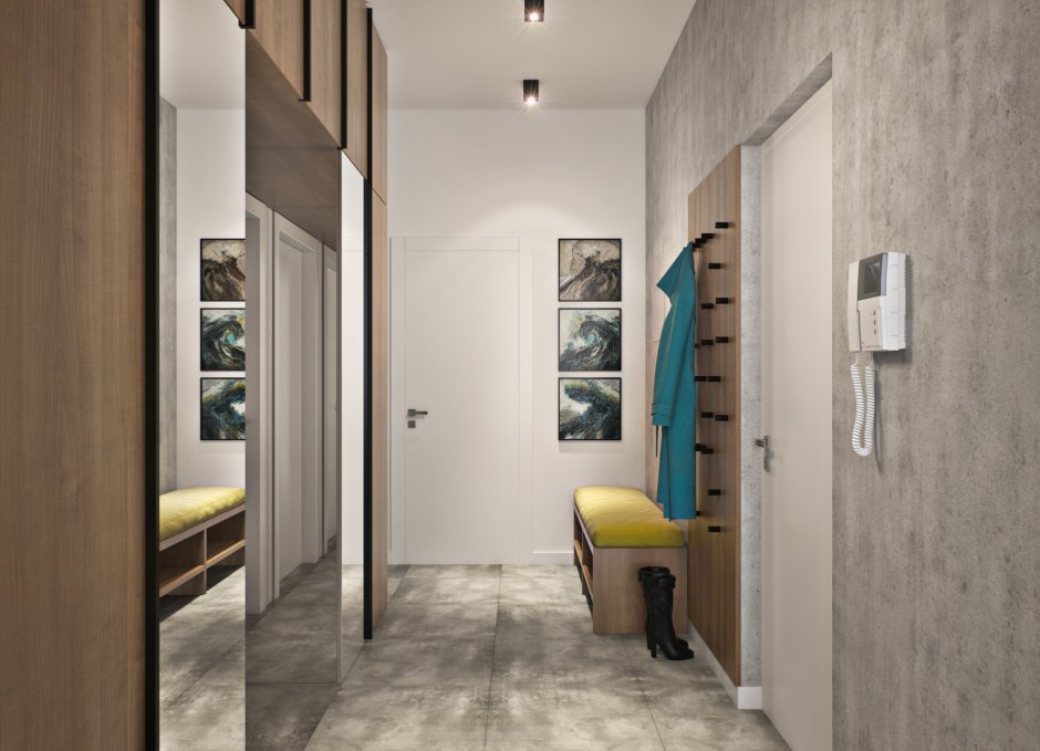 Уютная маленькая прихожая