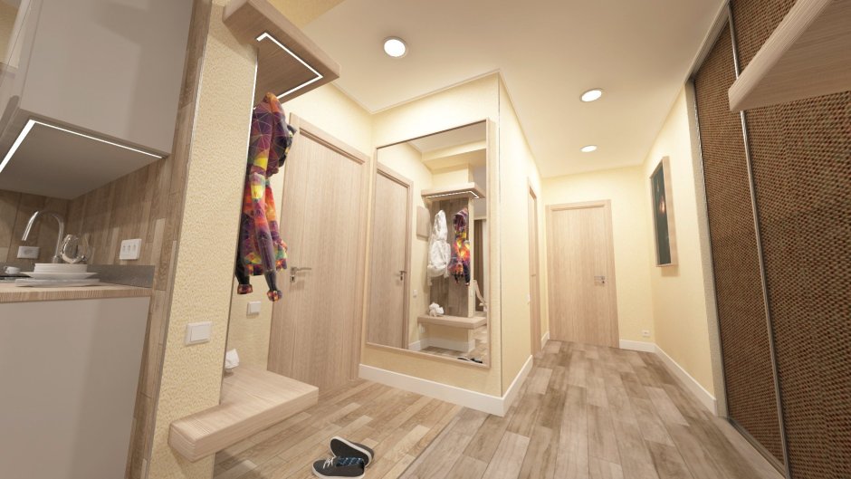 Планировка с длинным коридором