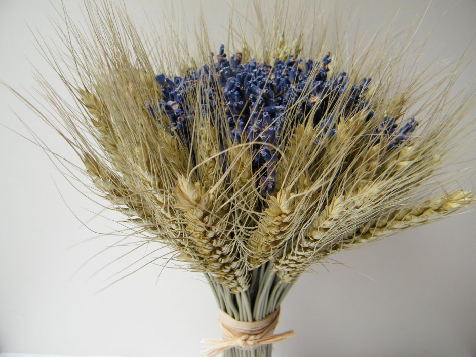 Резьба по дереву колосья пшеницы