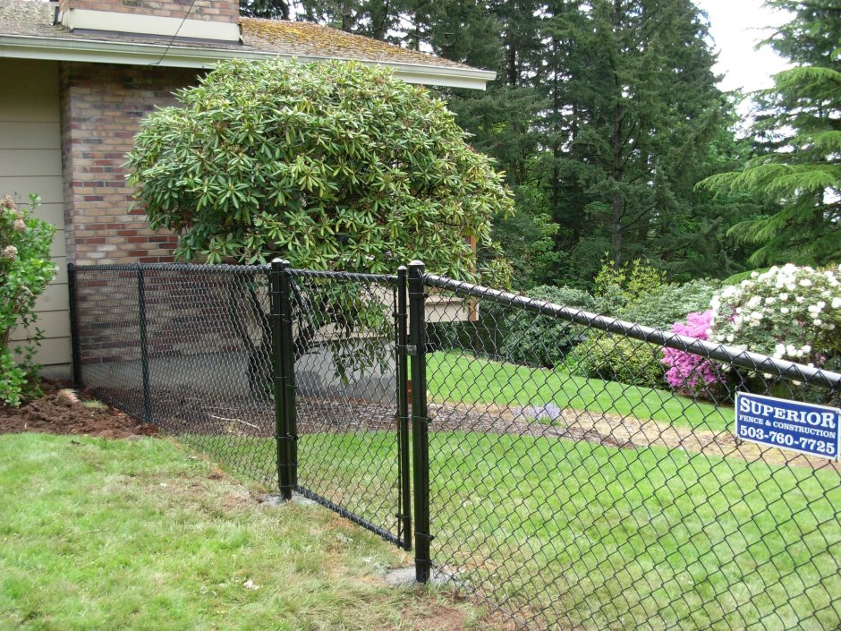 Забор сетка рабица