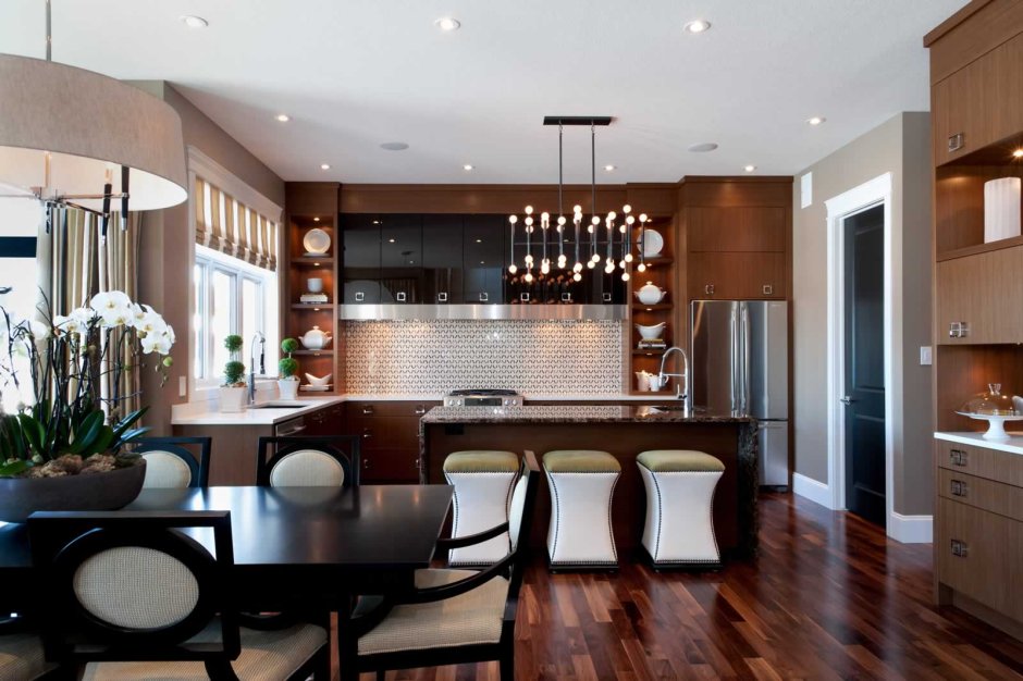 Лучшие интерьеры кухни гостиной 2020