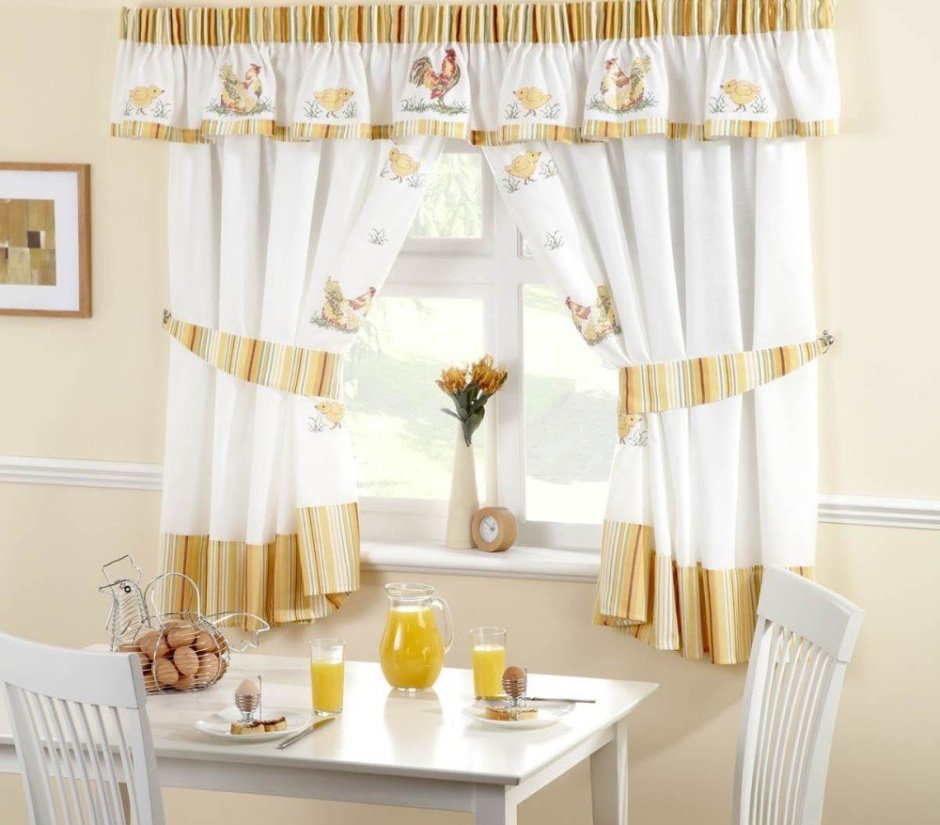 Шторы в стиле Кантри