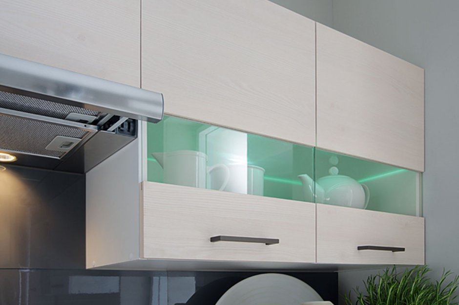 "JUNONA" шкаф навесной g2w-80/72 с подсветкой