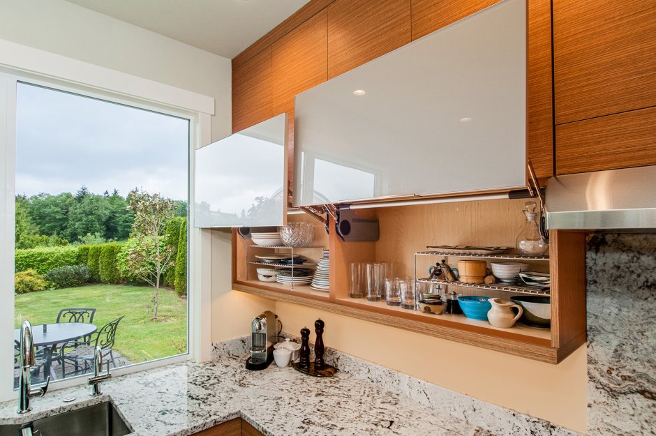 Кухонные шкафы открывающиеся вверх