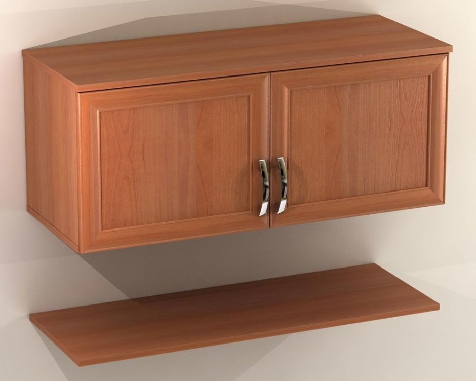 Навесной кухонный шкаф шв-80 вишня