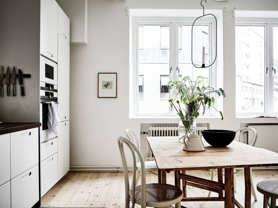 Кухня 8 кв метров в скандинавском стиле