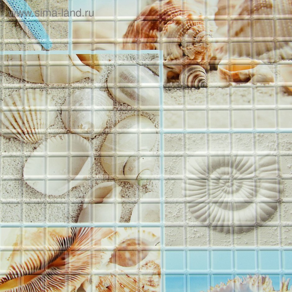 Панель ПВХ мозаика пляж 955*480мм