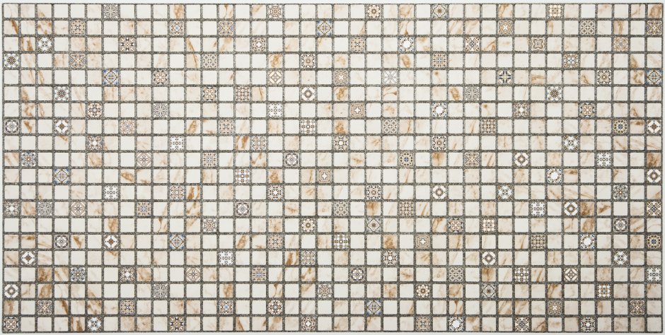 Декоративная панель ПВХ мозаика 485х960 Византия, 4680009854291