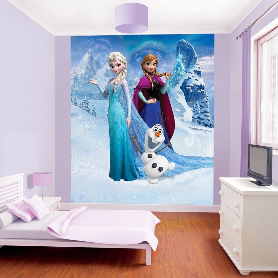 Фотообои Komar Disney 4-498 Frozen Winter Land